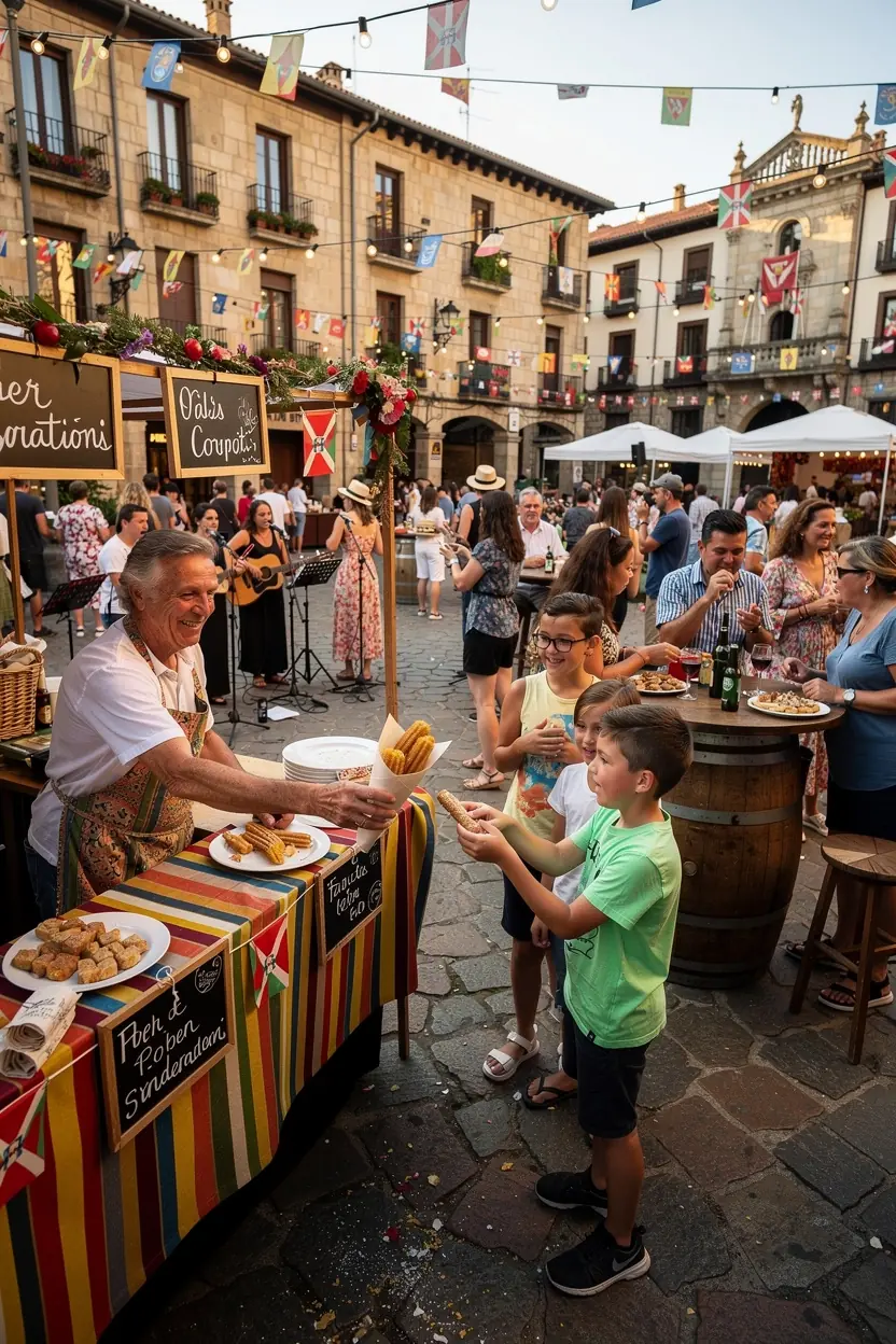Tradiciones culinarias locales en vidas ocupadas.